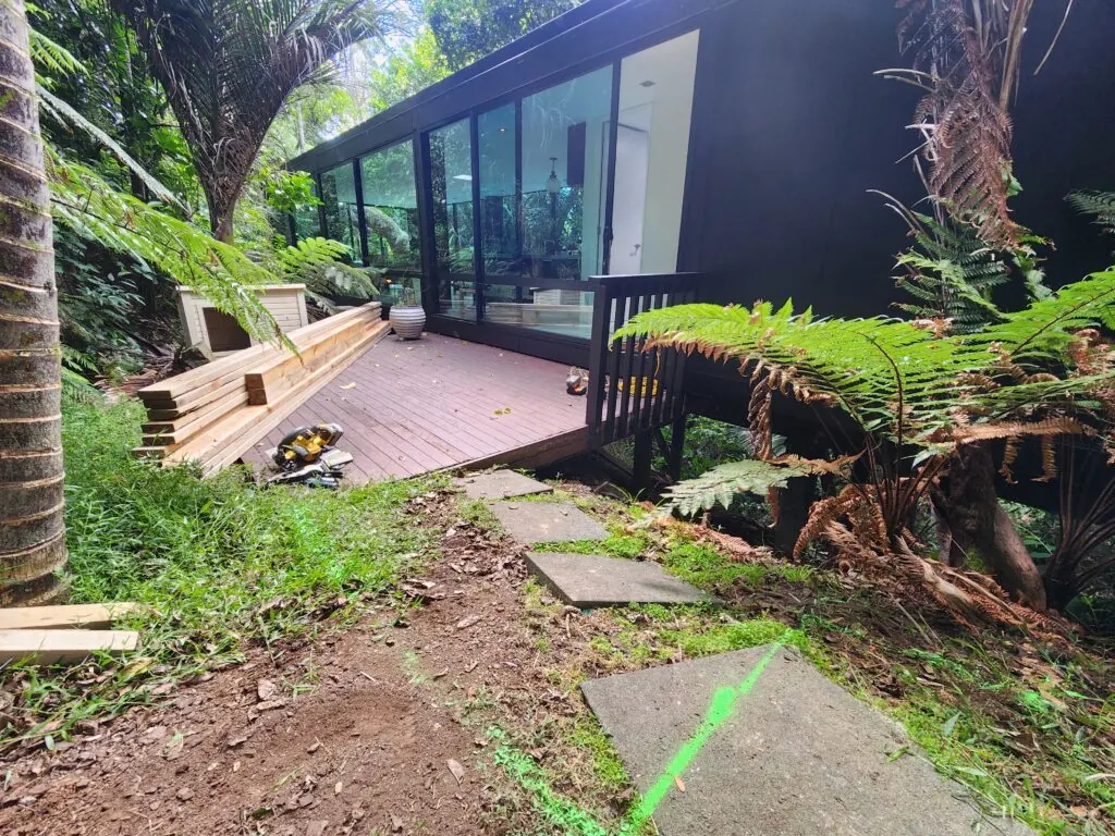 Before: Full deck and landing upgrade in Titirangi