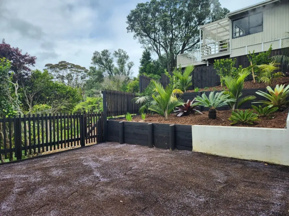 After: Excavation, boundary fencing and landscaping in Hillsborough
