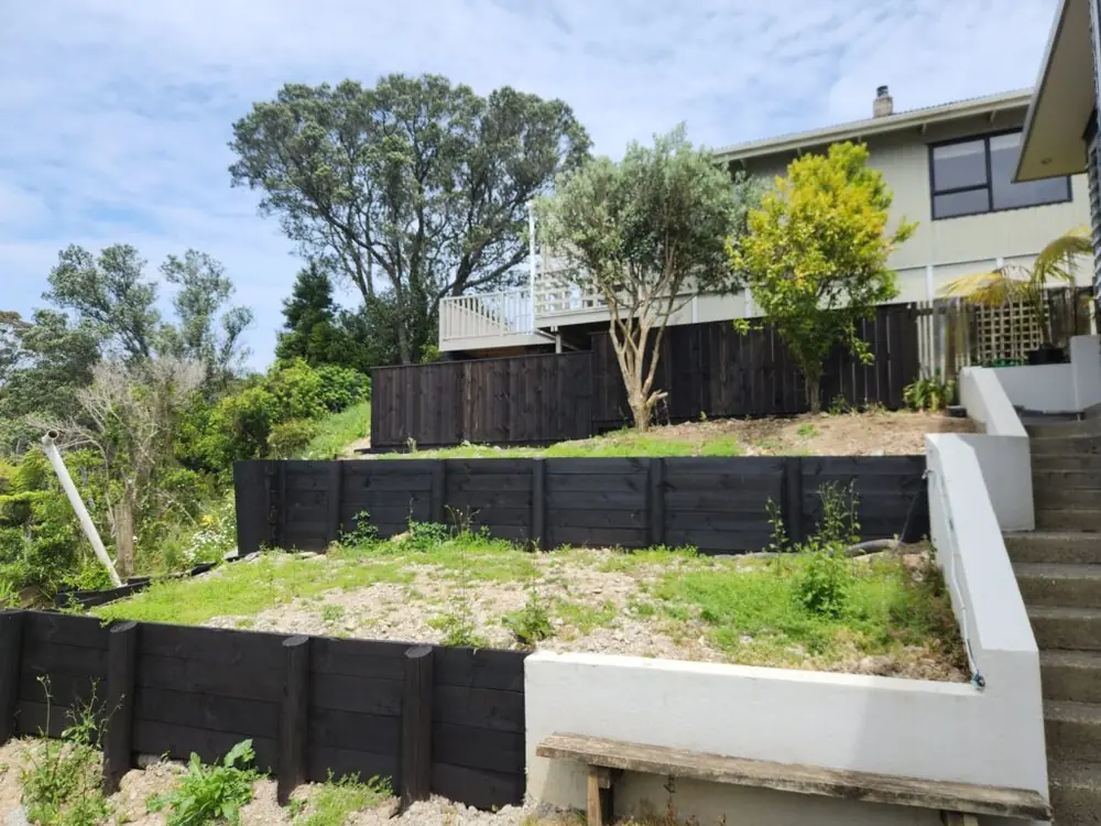 Before: Excavation, boundary fencing and landscaping in Hillsborough