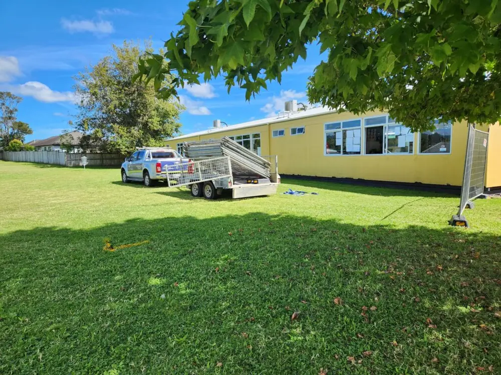 Before: Raised garden beds for a school learning garden in Sunnyvale