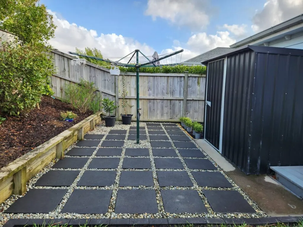 After: Custom paving installation in Oratia