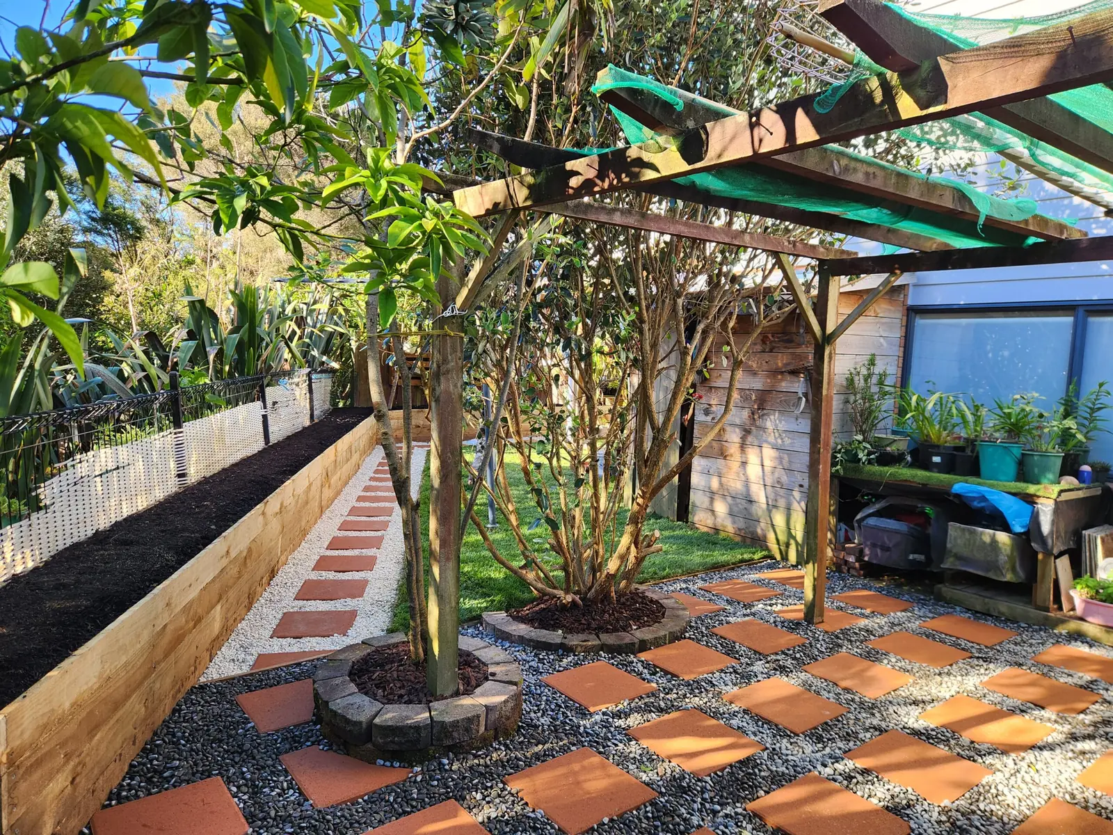 Landscaping work by Pristine Exteriors in West Auckland